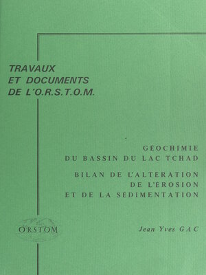 cover image of Géochimie du bassin du Lac Tchad
